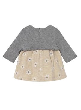 Robe Mayoral avec veste grise pour bébé