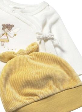 Ensemble Mayoral 3 pièces jaune bébé