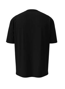 T-shirt Calvin Klein Jeans Center Monogram noir pour homme