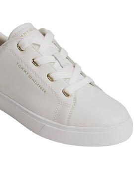 Sneakers Tommy Hilfiger Casual Cupsole blanc pour femme