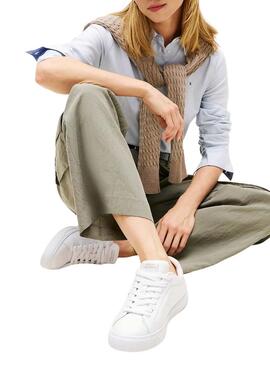 Chaussures Tommy Hilfiger Icon blanches pour femmes