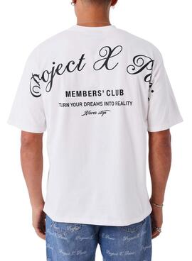 T-shirt Project x Paris Member's Club blanc pour homme