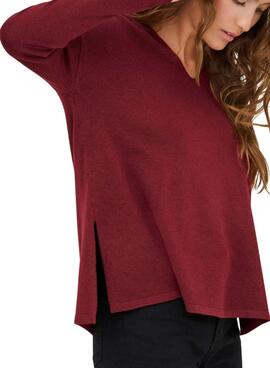 Maillot Only Malio rouge pour femme.