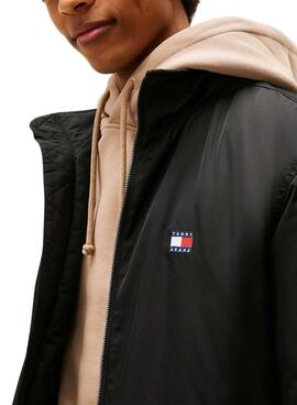 Veste Tommy Jeans Essential Padded noire pour homme