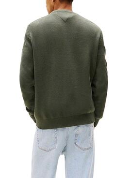 Maillot Tommy Jeans Essential slim vert pour homme