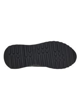 Chaussures Calvin Klein Low Top Lace noires pour hommes