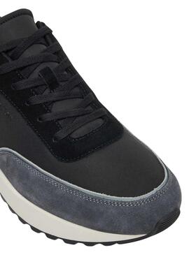 Chaussures Calvin Klein Low Top Lace noires pour hommes
