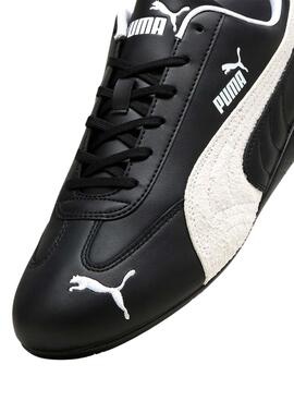 Chaussures Puma en cuir Speedcat noir pour homme
