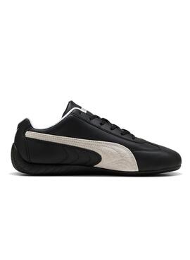 Chaussures Puma en cuir Speedcat noir pour homme