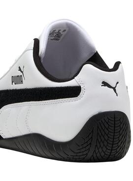 Chaussures Puma en cuir Speedcat blanches pour homme
