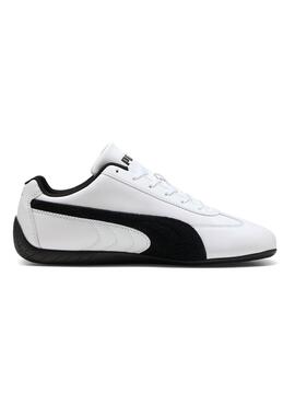 Chaussures Puma en cuir Speedcat blanches pour homme