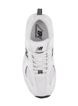 Chaussures New Balance 530 blanc et noir pour enfants