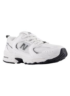 Chaussures New Balance 530 blanc et noir pour enfants