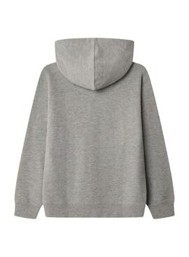 Sweat à capuche Pepe Jeans Art gris pour enfant