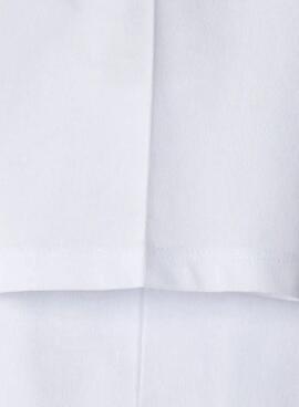 T-shirt Pepe Jeans New Art logo blanc pour garçon