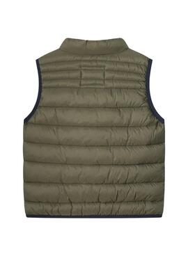 Veste matelassée Pepe Jeans Ahron verte pour enfant