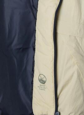 Veste Pepe Jeans Noel beige et verte pour enfant