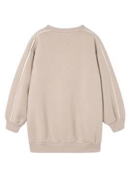 Robe en velours Mayoral avec bandes pour fille