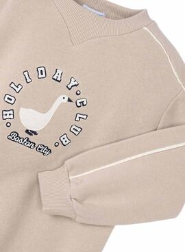 Robe en velours Mayoral avec bandes pour fille