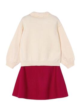 Ensemble Mayoral jupe et pull jacquard pour fille