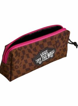 Étui Vans Old Skool léopard pour enfants.