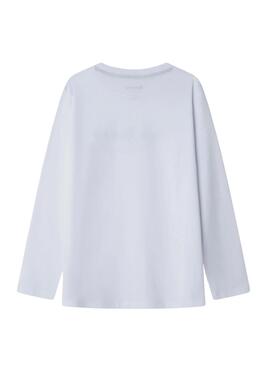 T-shirt Pepe Jeans New Herman logo blanc enfant