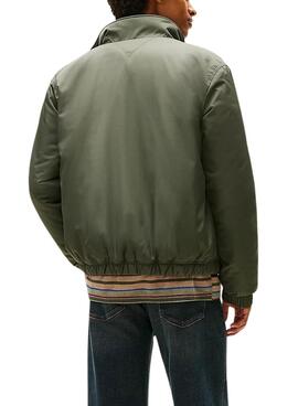Veste Tommy Jeans Essential Padded vert pour homme