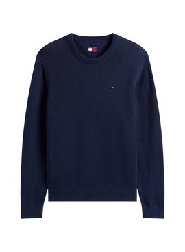 Maillot Tommy Jeans basique bleu pour homme