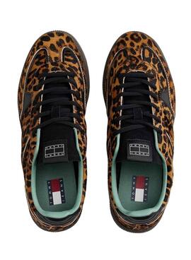 Chaussures Tommy Jeans The Greenwich léopard pour femme