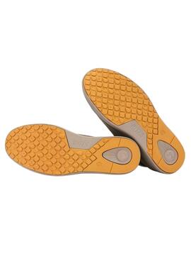 Bottes de marche Austin en cuir vert pour hommes.