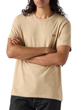 T-shirt basique beige Levi's pour homme