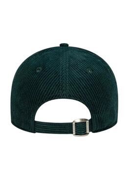 Casquette New Era Cord LA verte pour femme