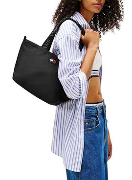 Sac Tommy Jeans Mini Tote noir pour femme