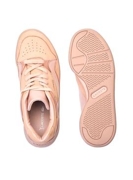 Baskets Lacoste Court Slam Rose Pour Femme