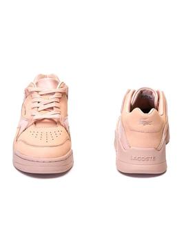 Baskets Lacoste Court Slam Rose Pour Femme