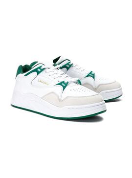 Baskets Lacoste Court Slam Blanc Vert Homme