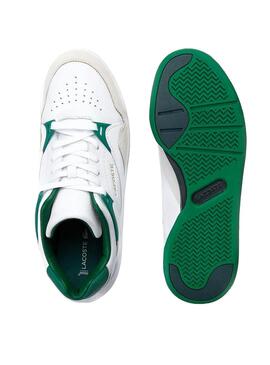 Baskets Lacoste Court Slam Blanc Vert Homme