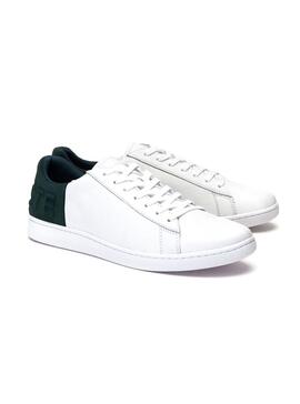 Baskets Lacoste Carnaby Evo Blanc Vert Homme