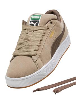 Chaussures Puma Suede XL beige pour homme