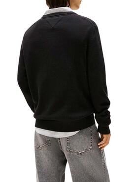 Maillot Tommy Jeans Slim noir pour homme