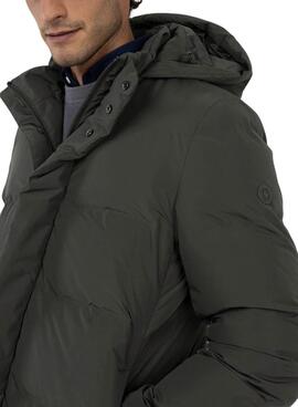 Manteau matelassé El Ganso vert pour homme