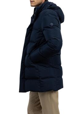 Manteau matelassé El Ganso bleu marine pour homme