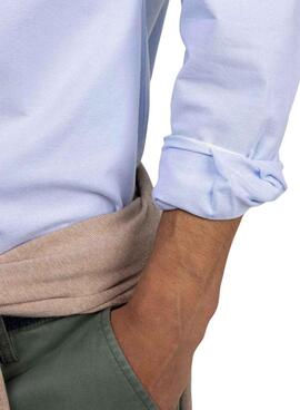 Chemise El Ganso Oxford bleue pour homme