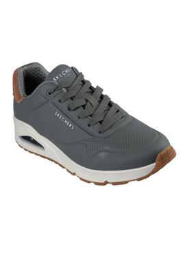 Chaussures Sketchers Uno vertes pour homme