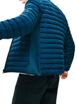 Veste Lacoste Bleu Rembourré Léger De Homme