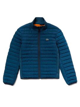 Veste Lacoste Bleu Rembourré Léger De Homme