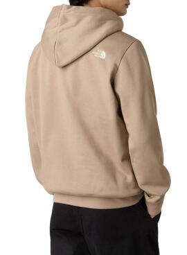 Sweat-shirt The North Face Drew Peak à capuche camel pour homme