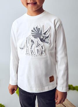 T-shirt Mayoral dinosaure en relief pour garçon