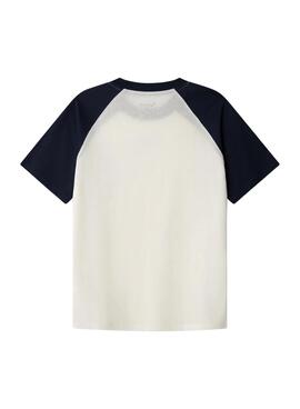 T-shirt Pepe Jeans Vanner à deux tons pour garçon