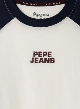 T-shirt Pepe Jeans Vanner à deux tons pour garçon